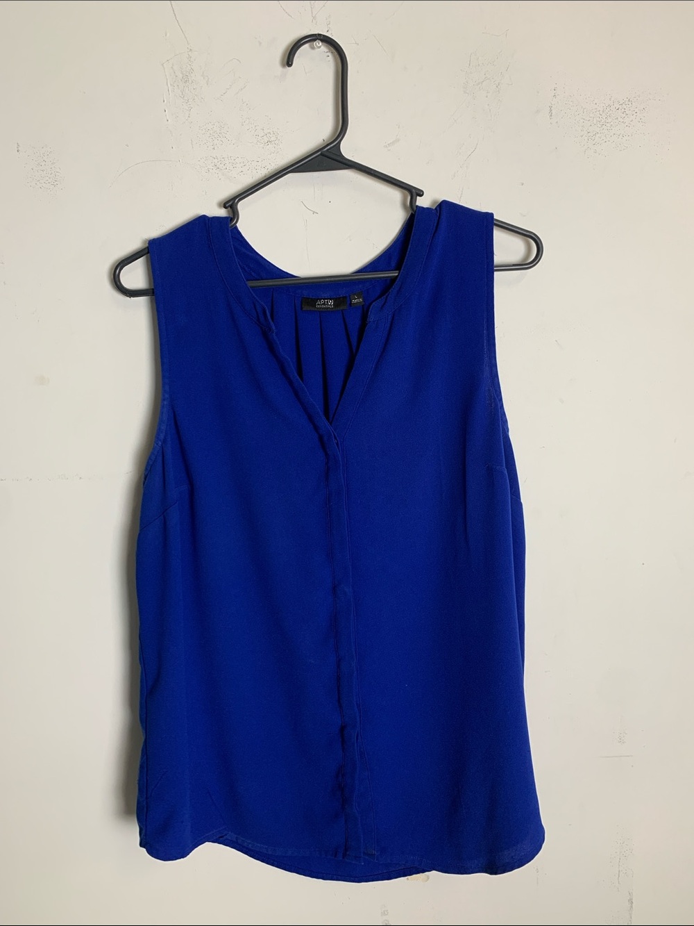 Apt. 9 Cobalt Blue Sleeveless V-Neck Camisole